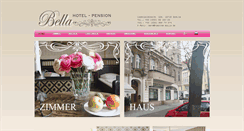 Desktop Screenshot of pension-bella.de